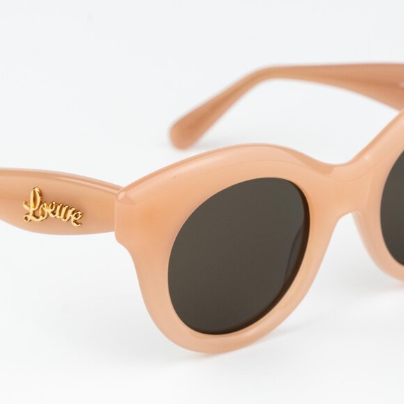 Loewe Women Sunglasses Pink Nude Brown Cat Eye LW40126I 72E NEW AUTHENTIC - Picture 5 of 8